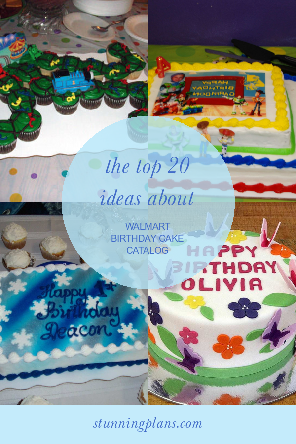 The top 20 Ideas About Walmart Birthday Cake Catalog Home, Family